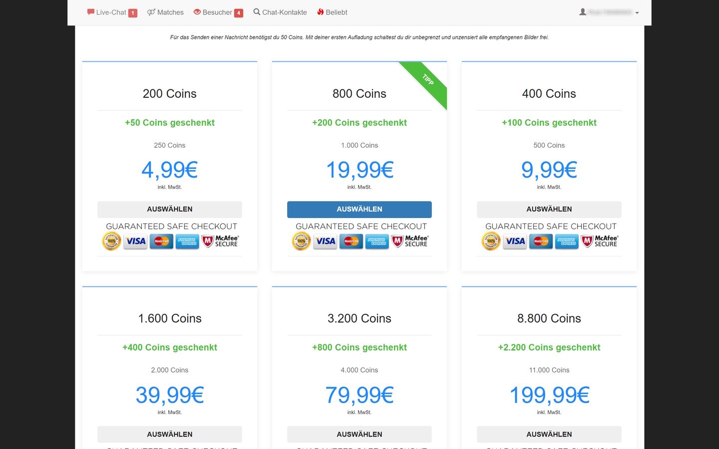 Flirty-Chat.eu Kosten