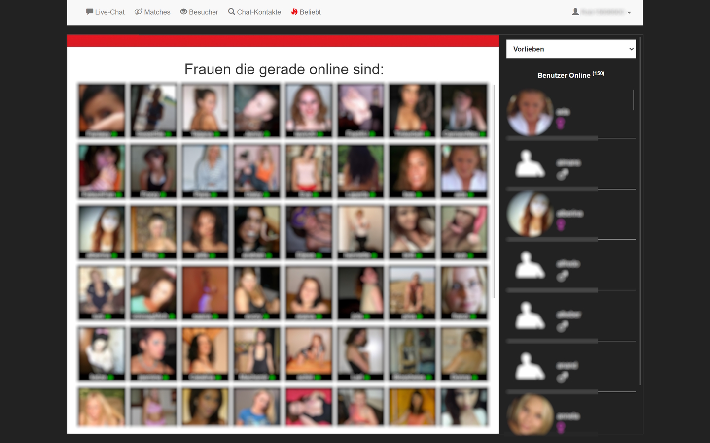 Flirty-Chat.eu Mitgliederbereich