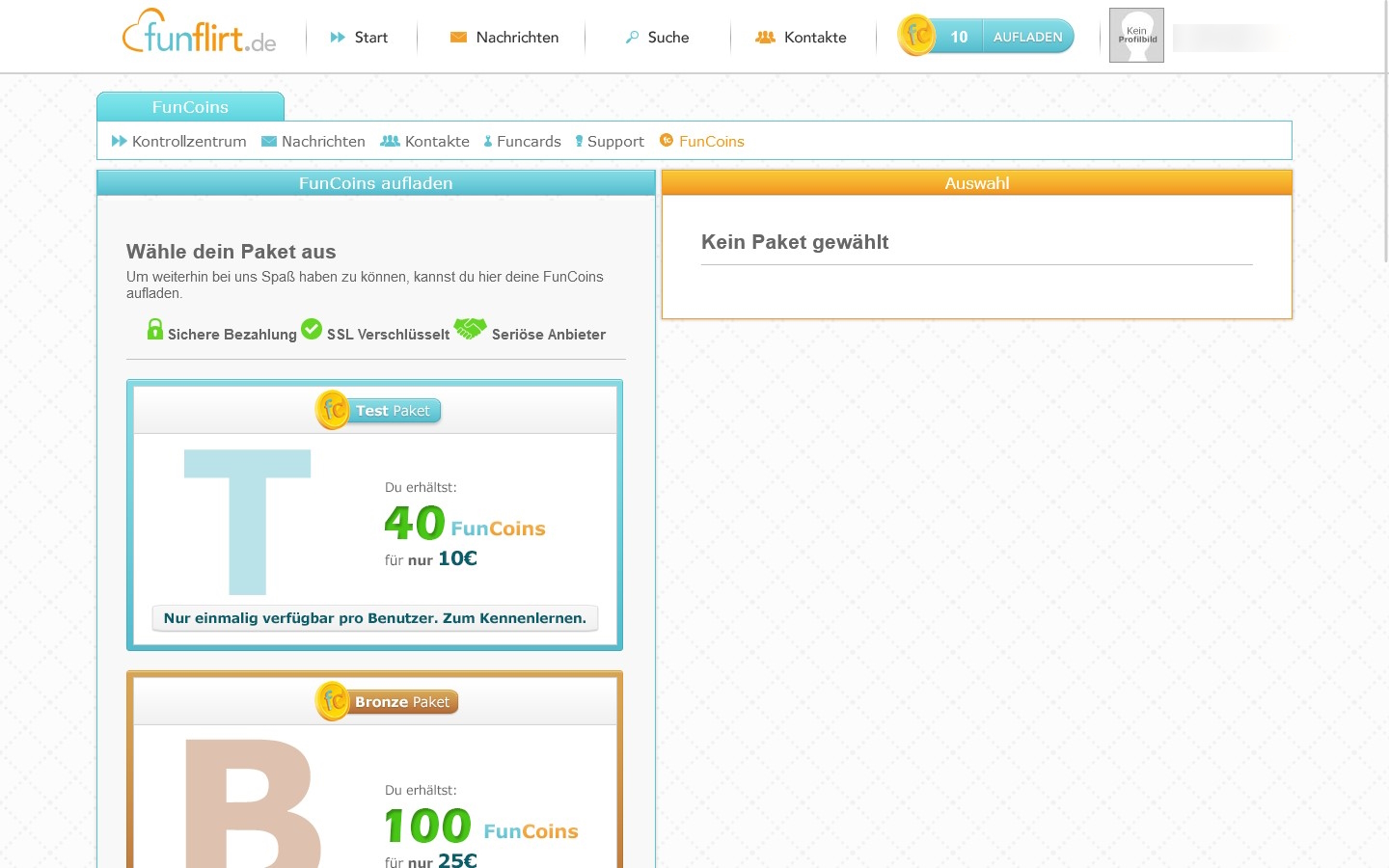 FunFlirt.de Kosten