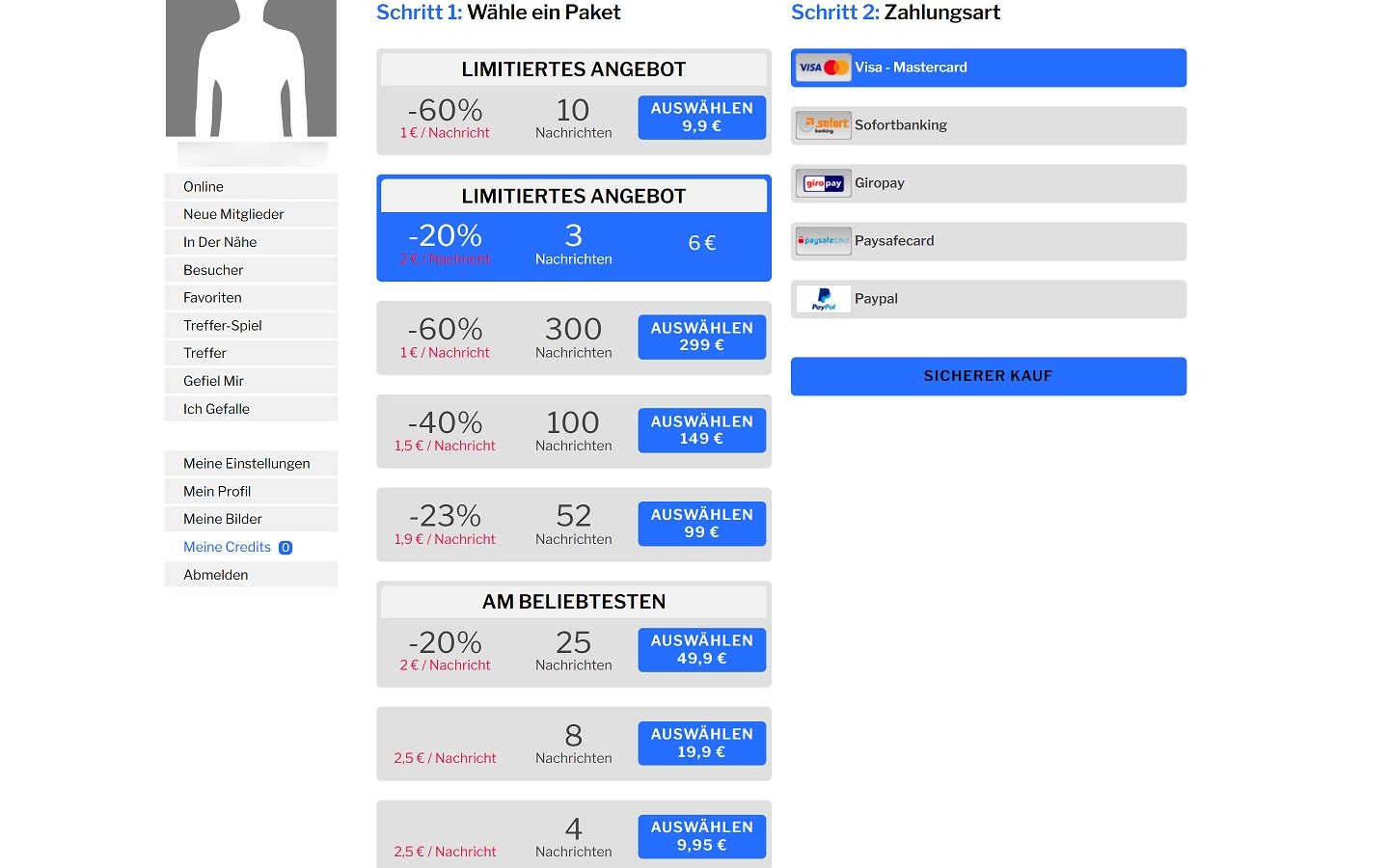 MehrAlsFlirts.com Kosten