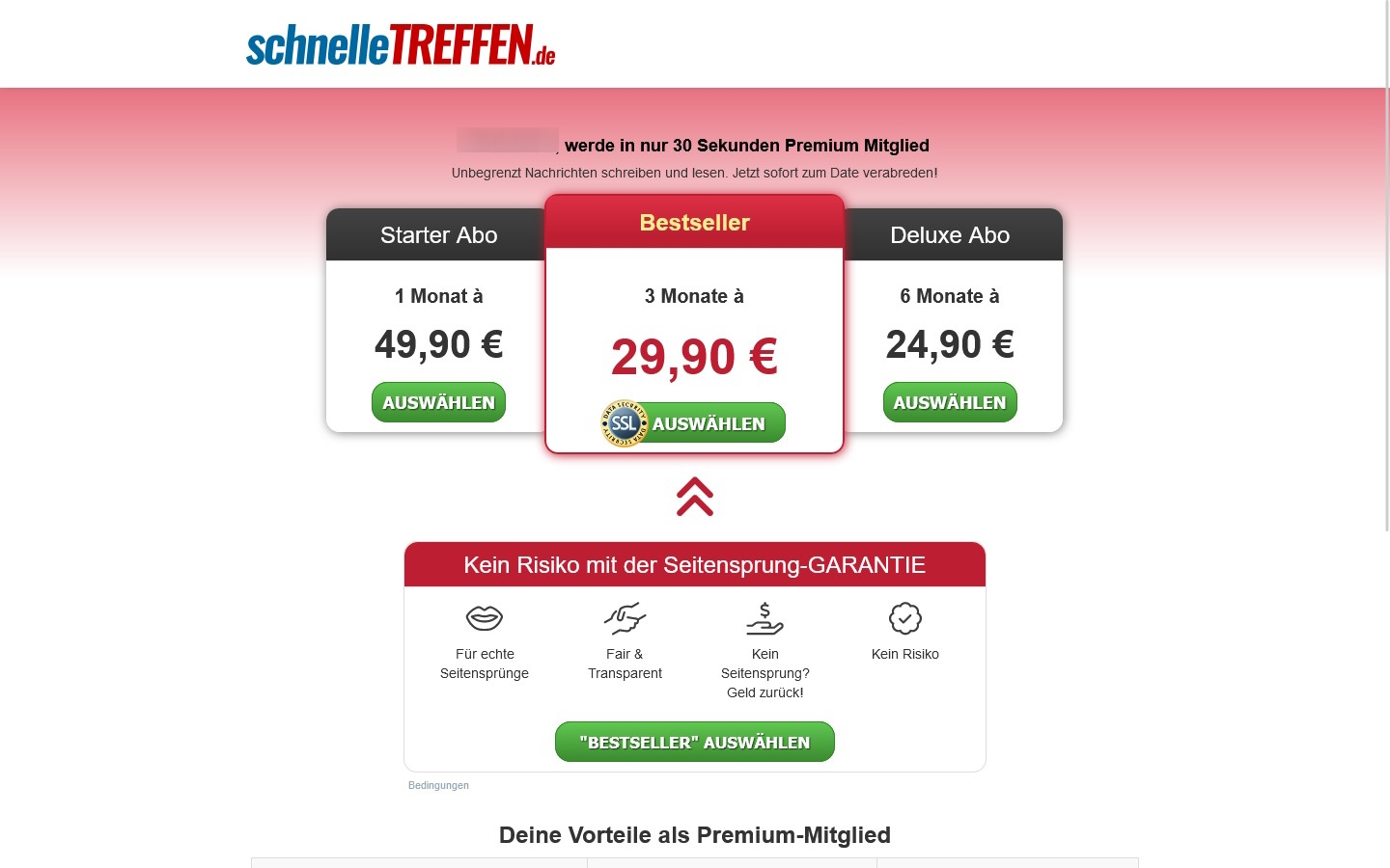 SchnelleTreffen.de Kosten