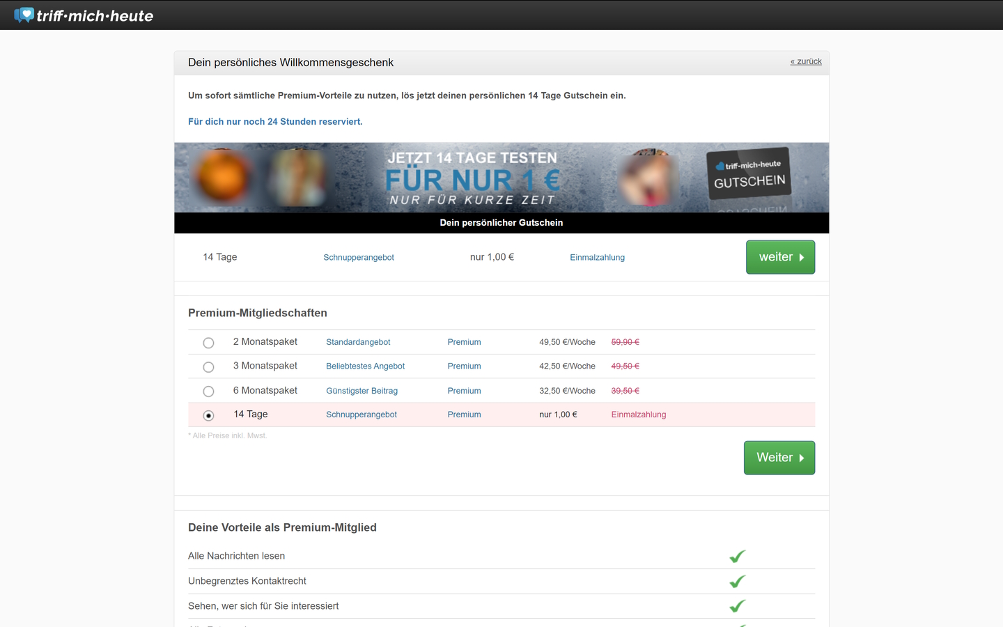 Triff-Mich-Heute.com Kosten