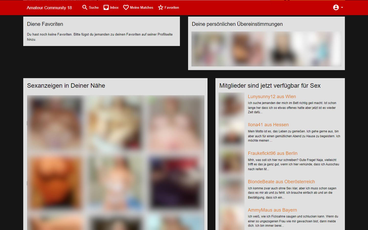 AmateurCommunity18.net Mitgliederbereich