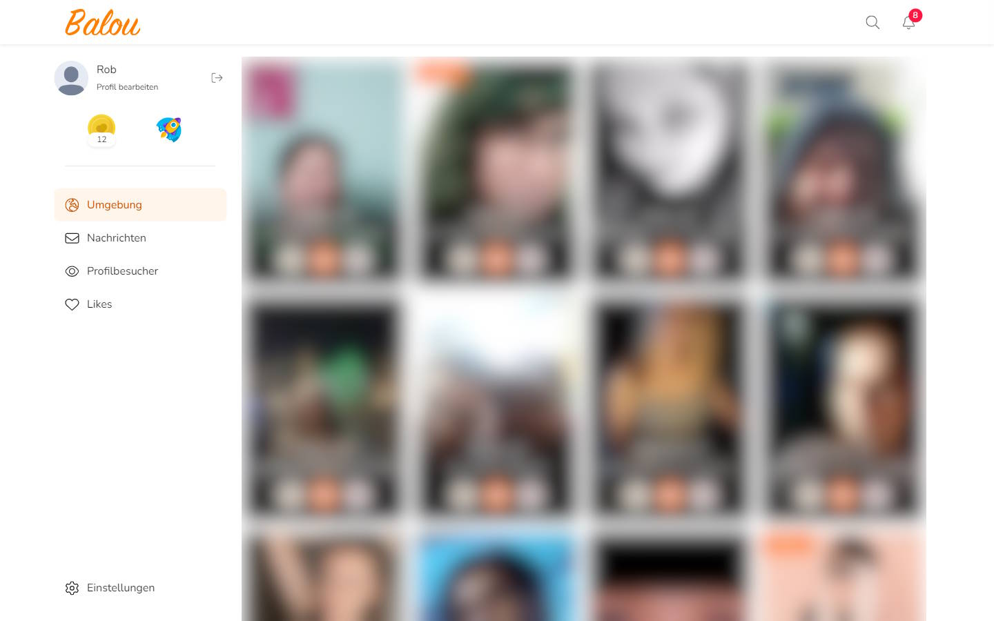 Balou.app Mitgliederbereich