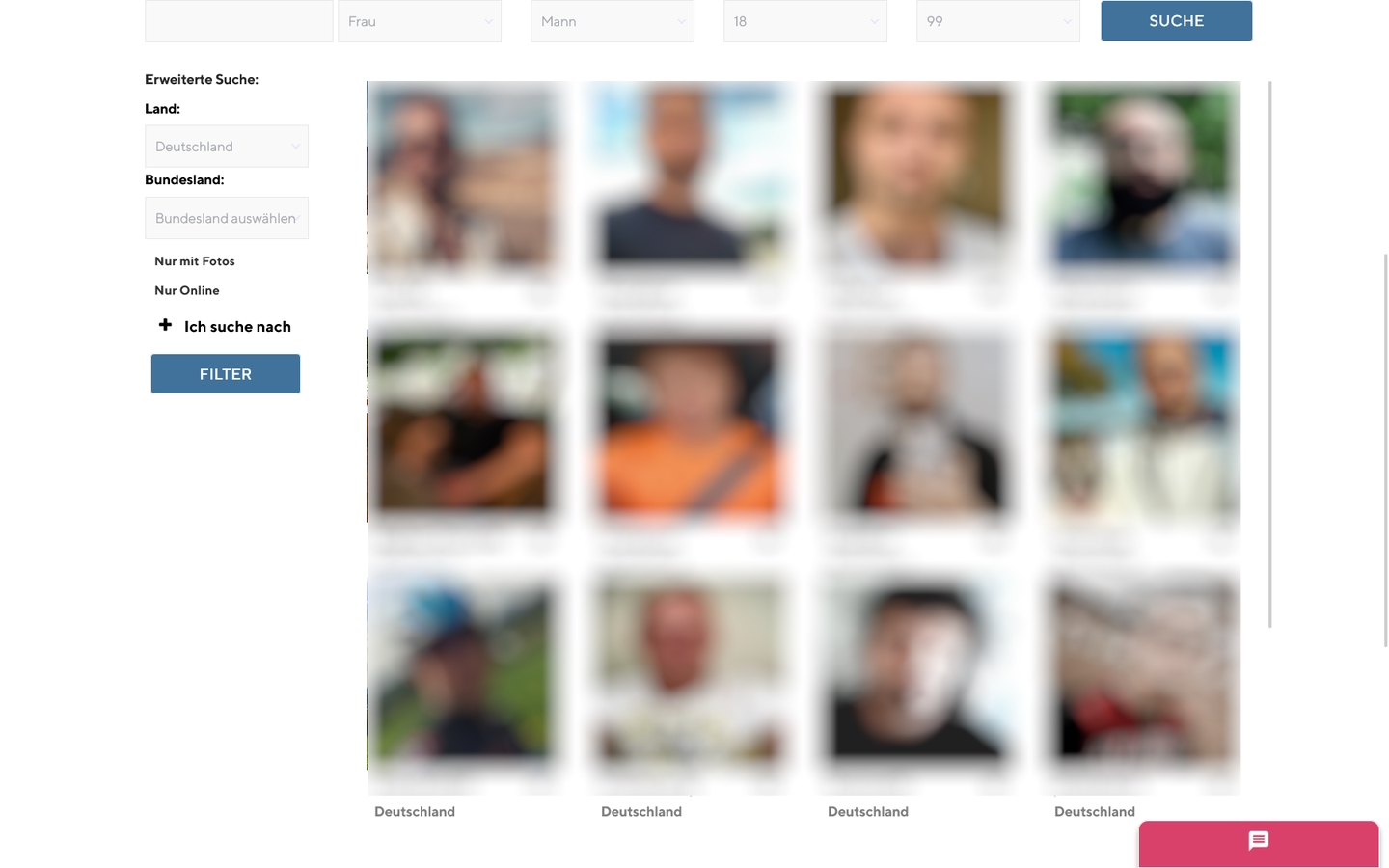 DateScout24.net Mitgliederbereich