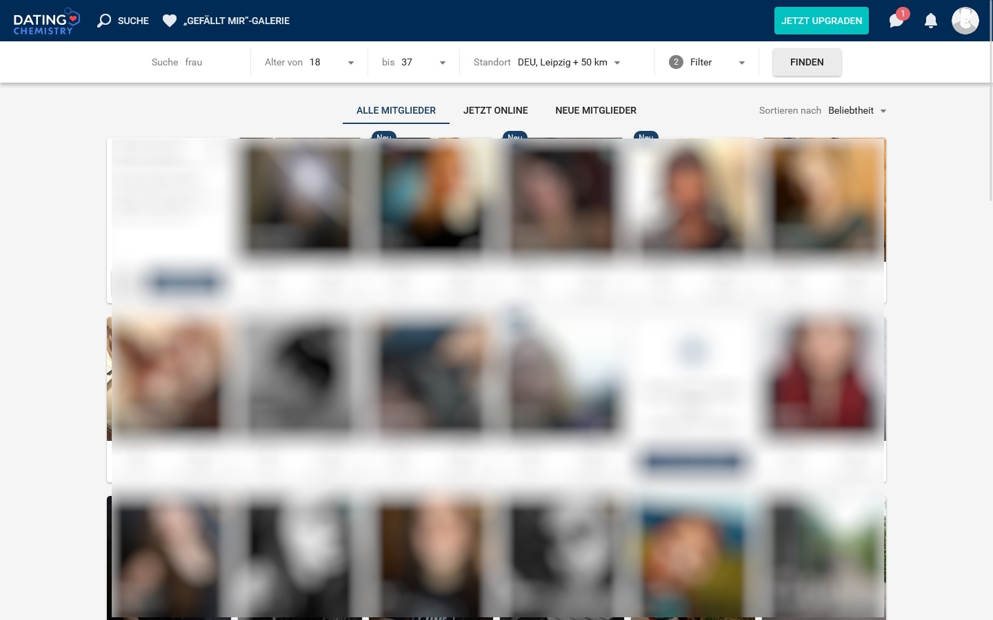 DatingChemistry.com Mitgliederbereich