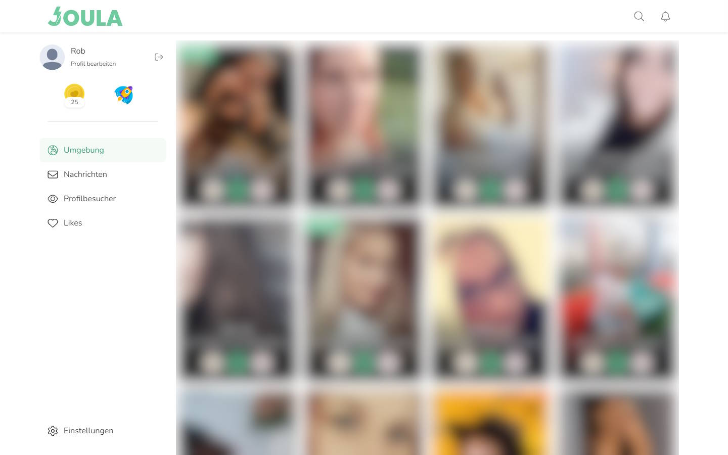 Joula.app Mitgliederbereich