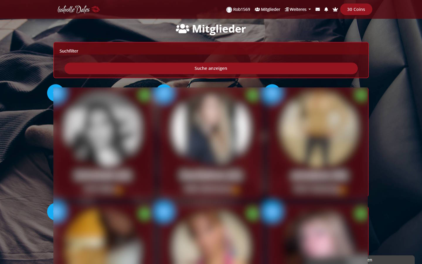 LustvolleDates.de Mitgliederbereich