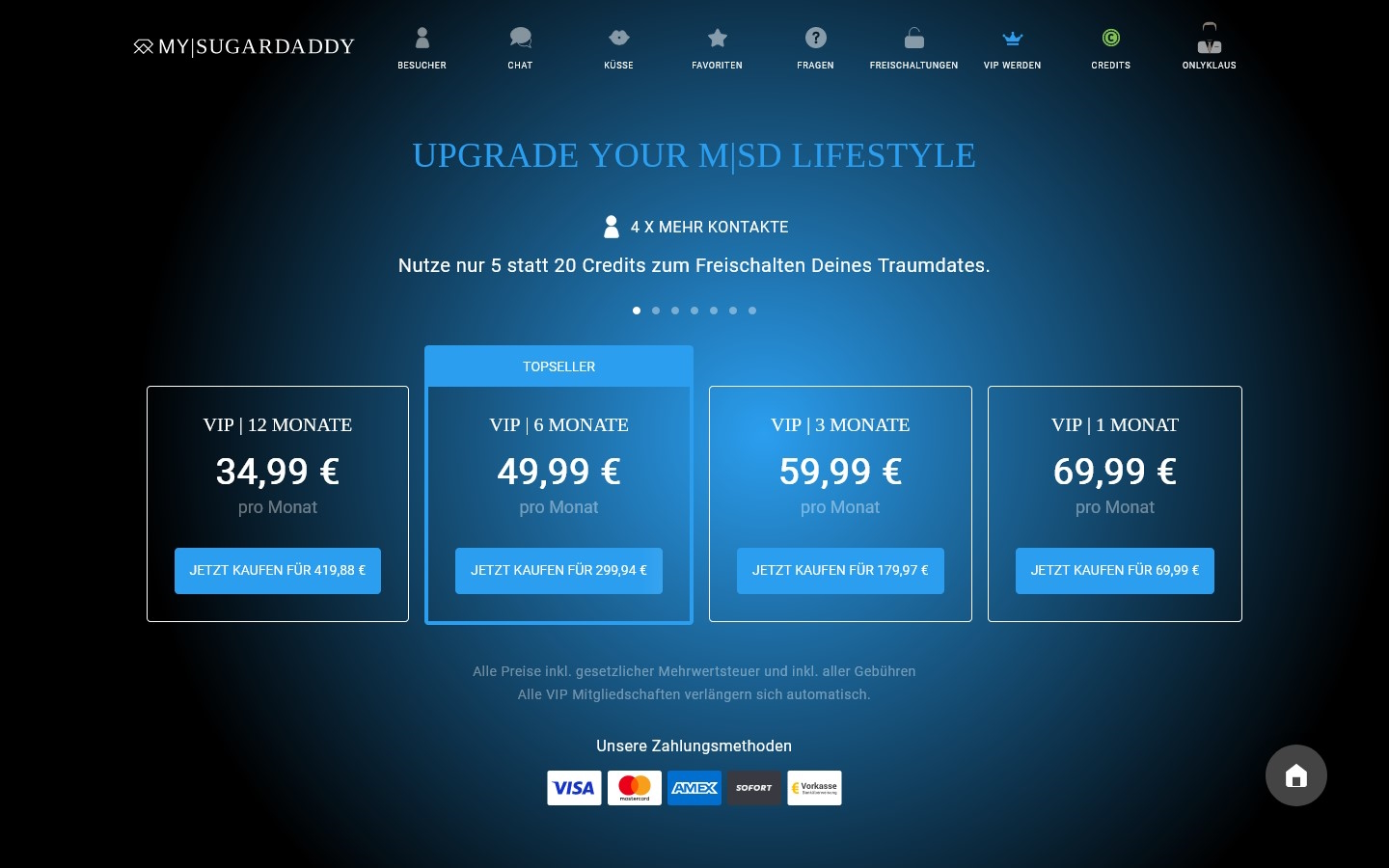 MySugarDaddy.eu Kosten