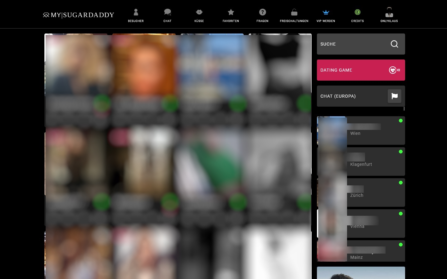 MySugarDaddy.eu Mitgliederbereich