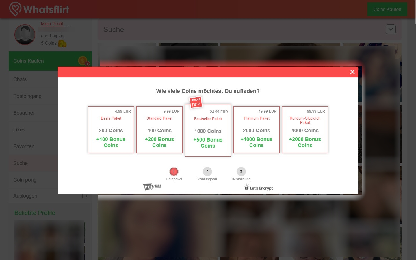 WhatsFlirt.com Kosten