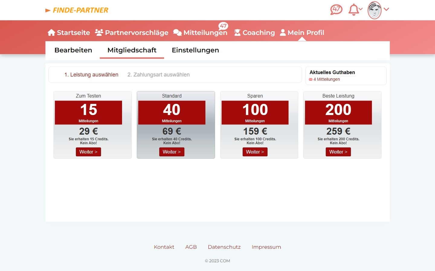 Finde-Partner.com Kosten