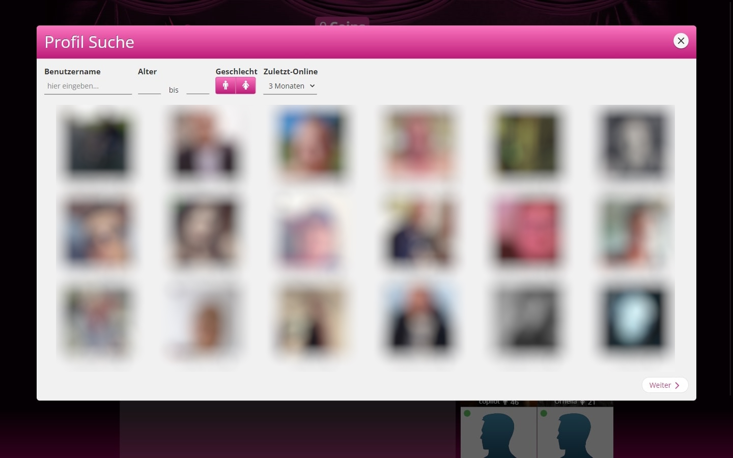 Flirt-Channel.com Mitgliederbereich