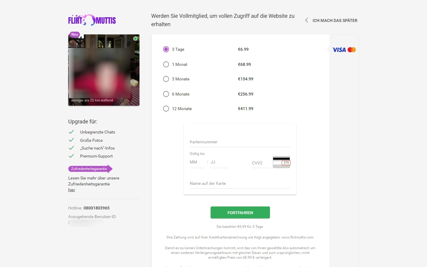 FlirtMuttis.com Kosten