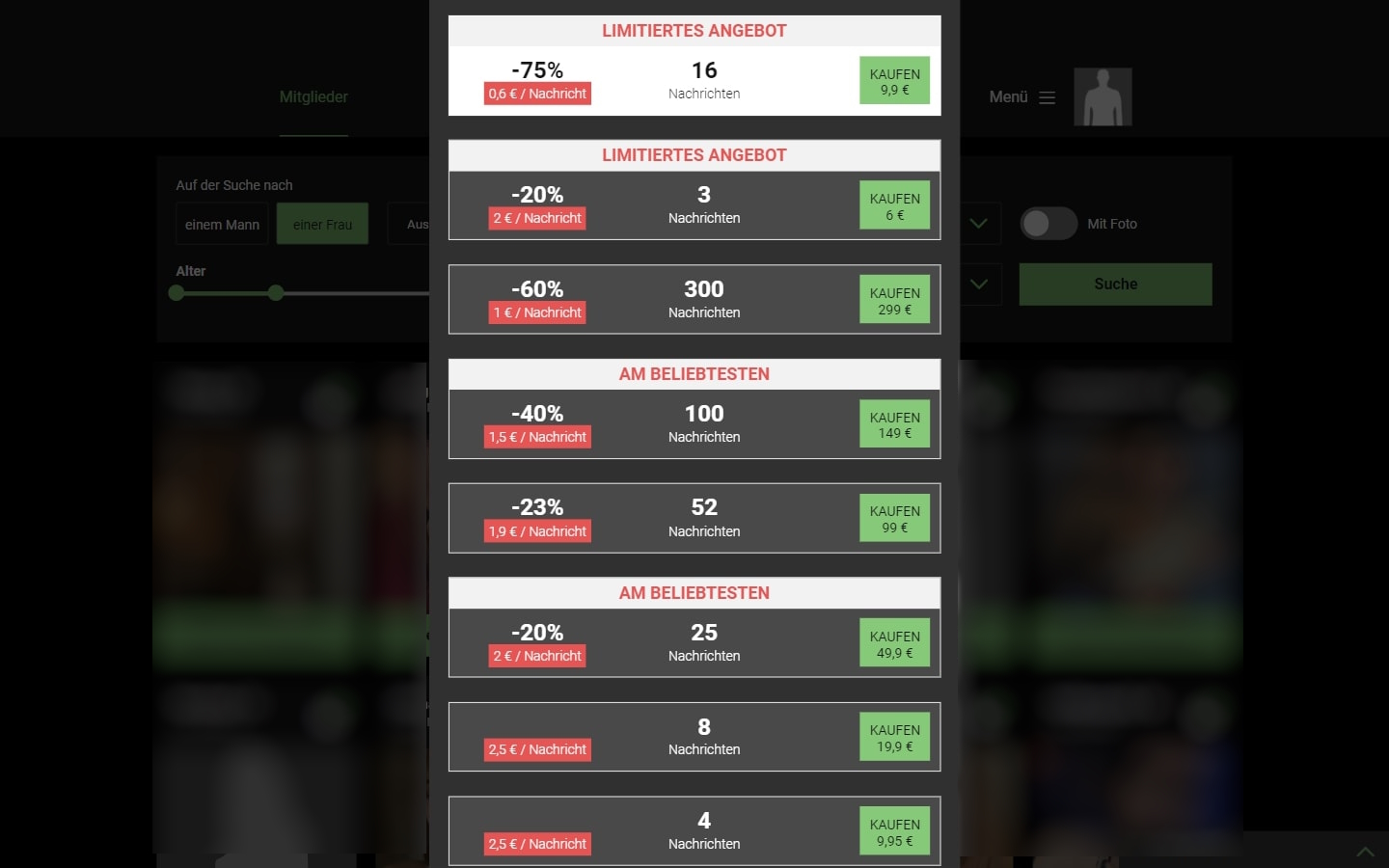 FlirtNebenan.com Kosten
