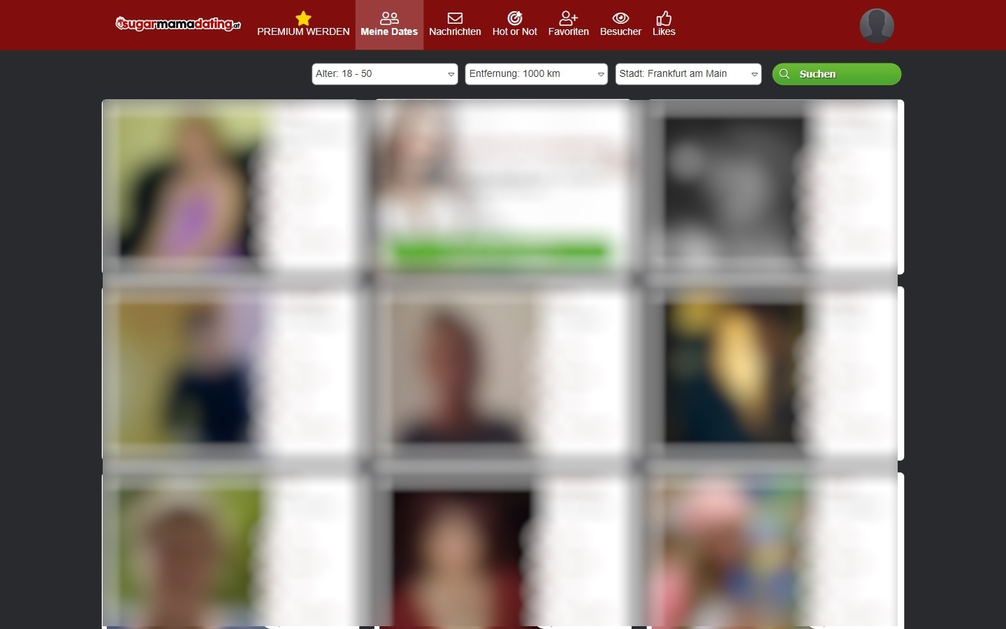 SugarMamaDating.at Mitgliederbereich