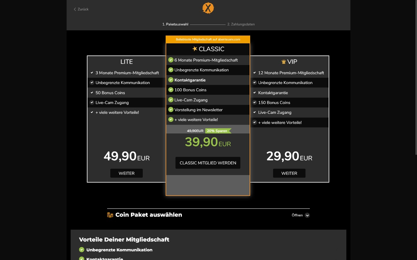 AbenteuerX.com Kosten