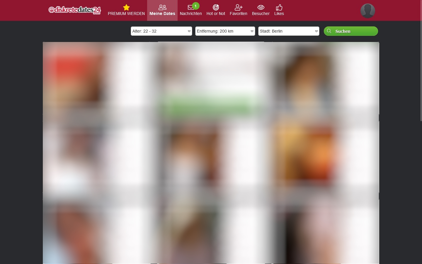 DiskreteDates24.com Mitgliederbereich