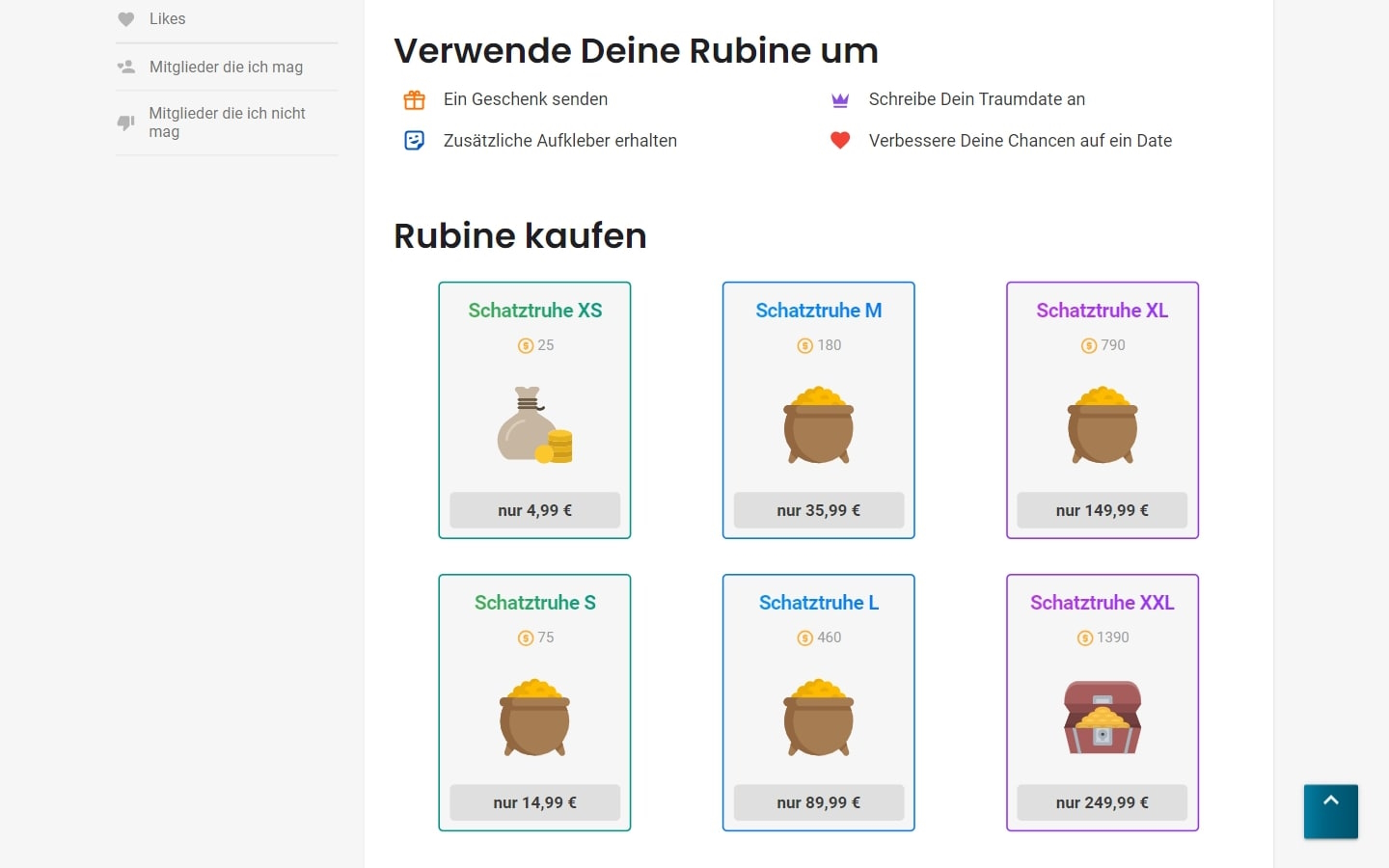 LiebesPaar.de Kosten