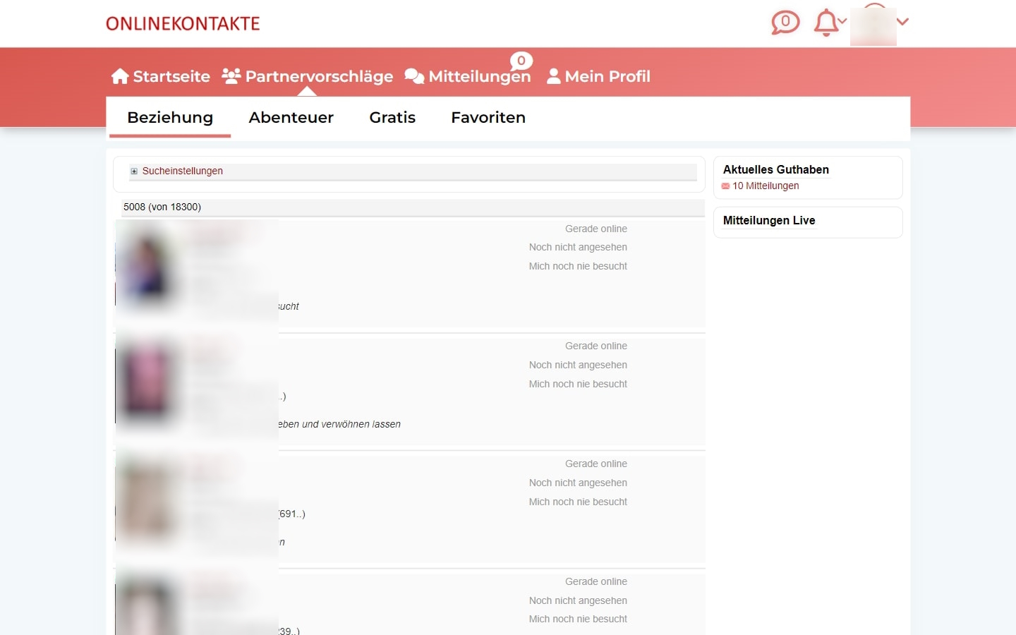 Singles-OnlineKontakte.com Mitgliederbereich