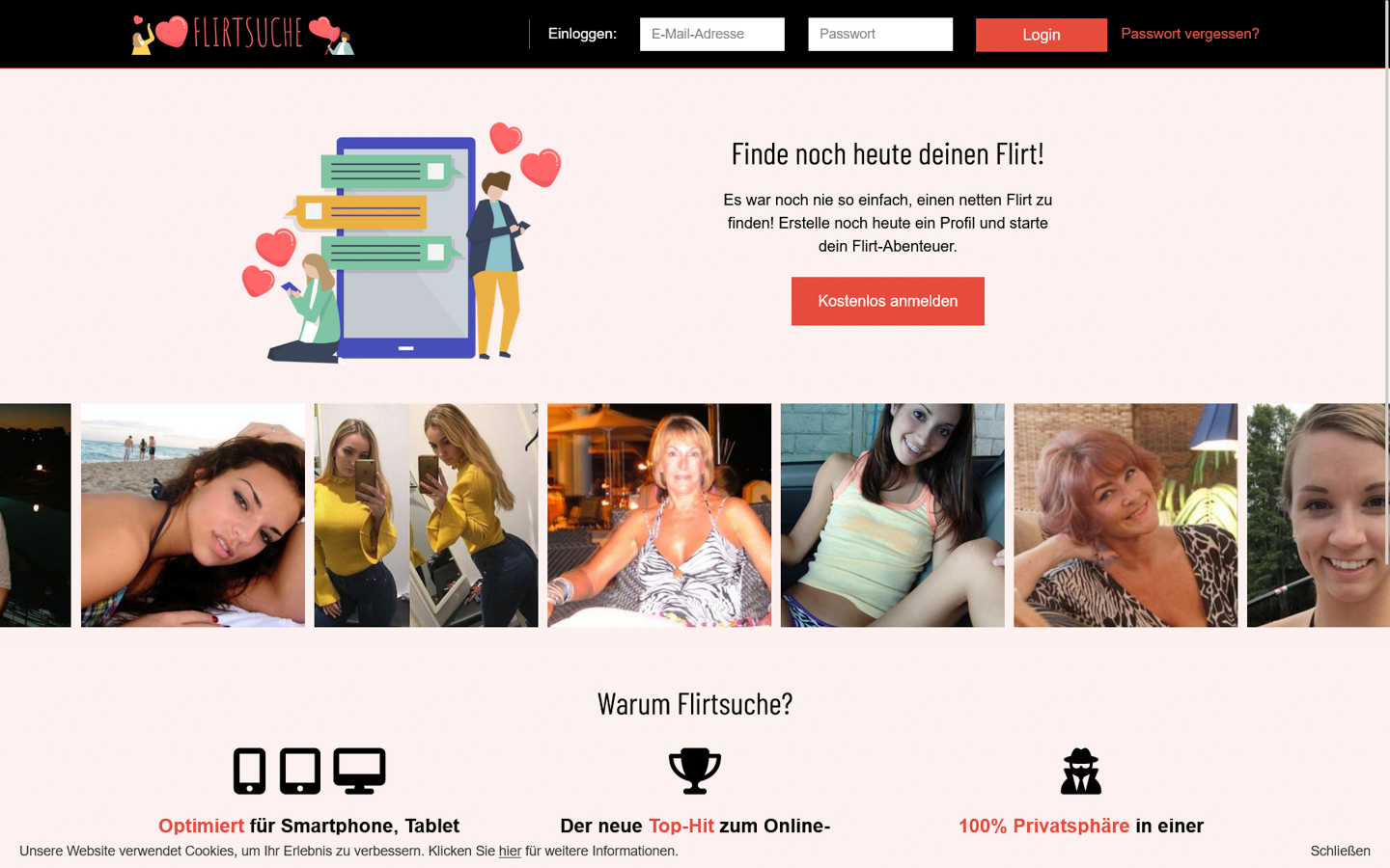 Ist FlirtSuche.com eine Dating-Abzocke? Lies den März 2024 Testbericht, um  es herauszufinden! | DatingVZ.com