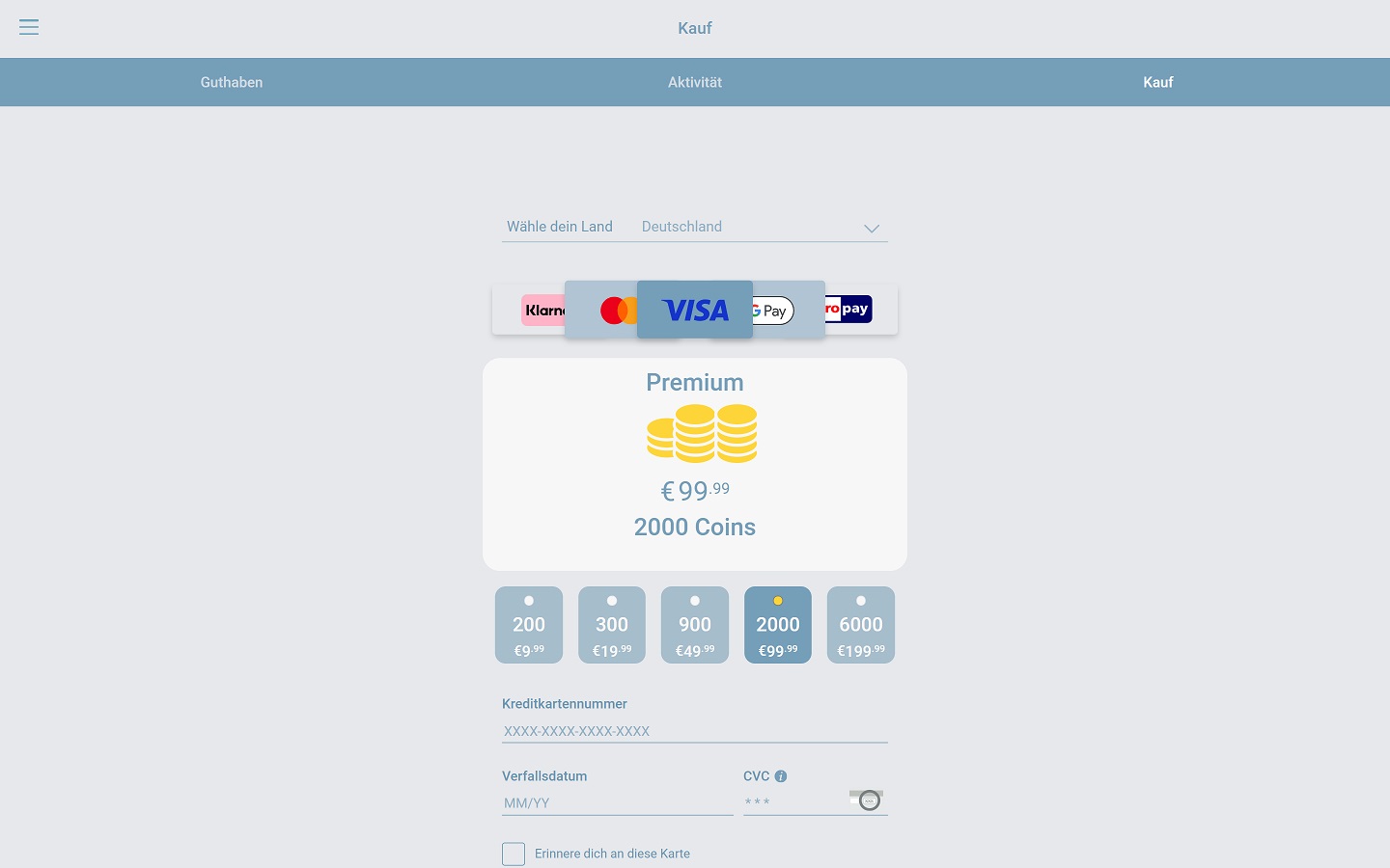 InstaLuvs.com Kosten