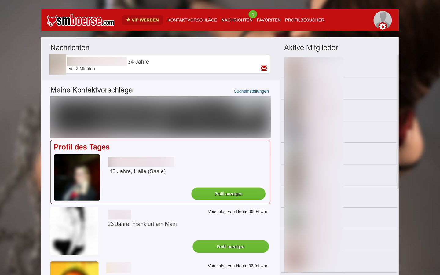 SMBoerse.com Mitgliederbereich