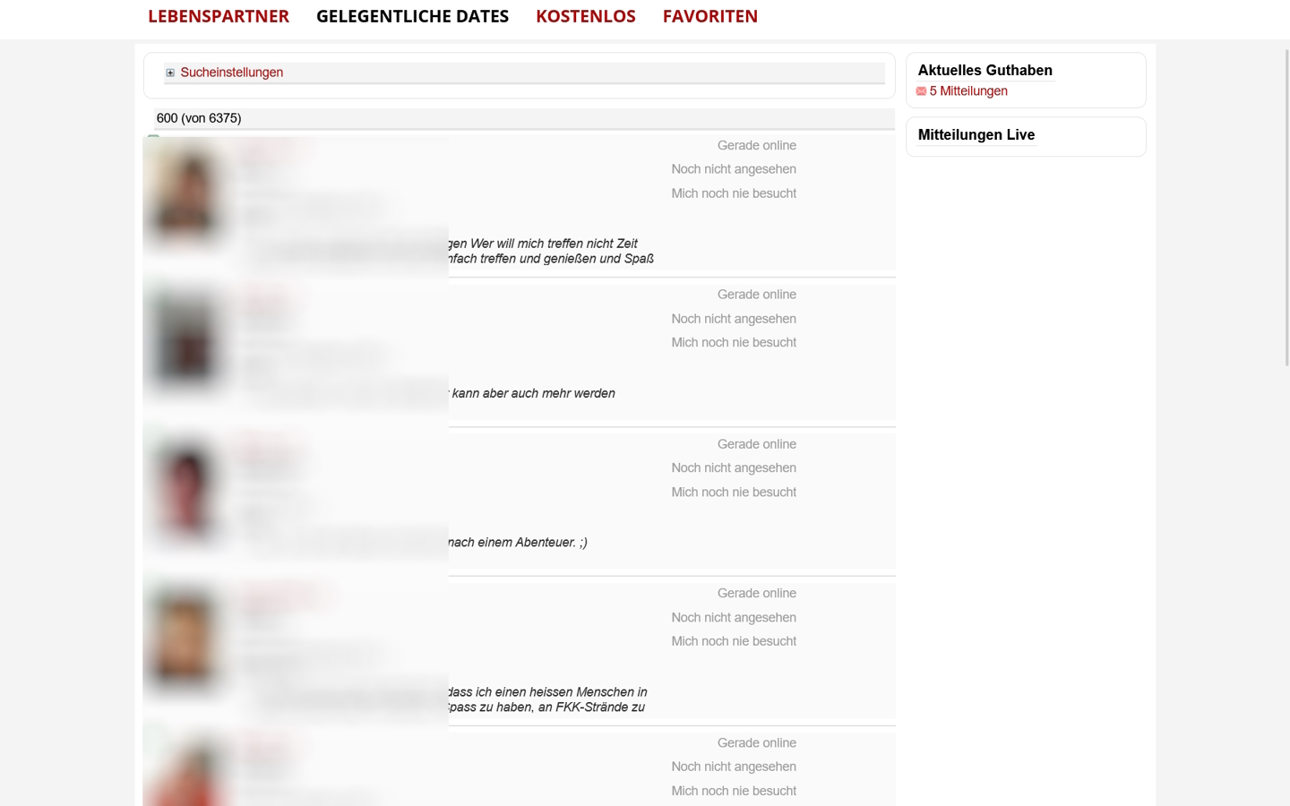 Single-Dating24.com Mitgliederbereich