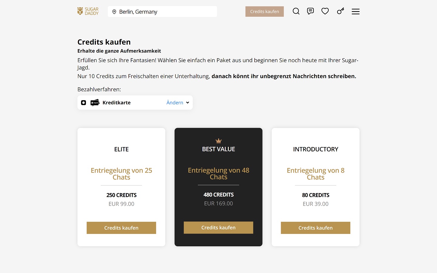 SugarDaddy.date Kosten